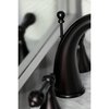 Kingston Brass KS2975PKL Duchess Widespread Bathroom Faucet W/ Brass Pop-Up, Bronze KS2975PKL